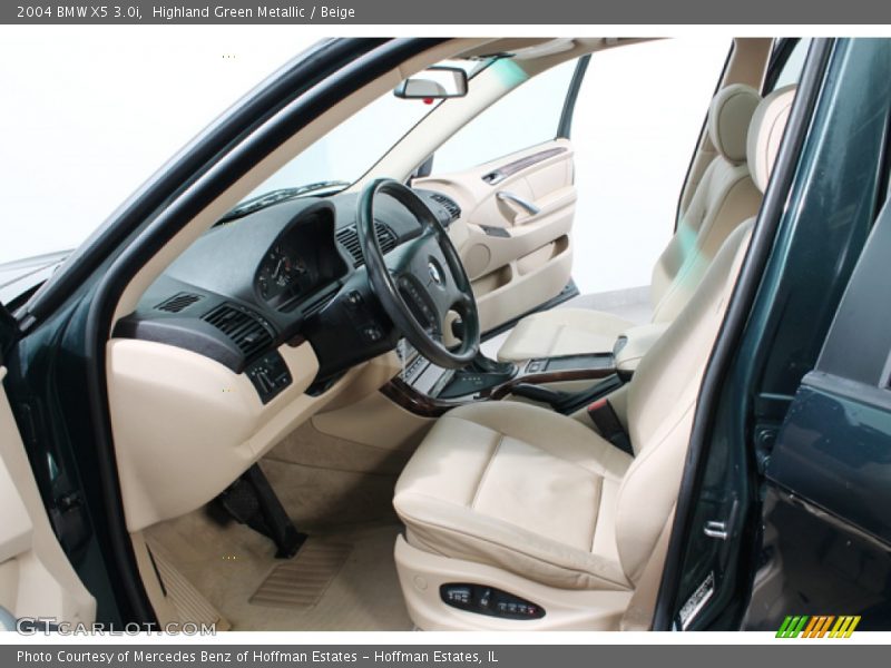 Front Seat of 2004 X5 3.0i