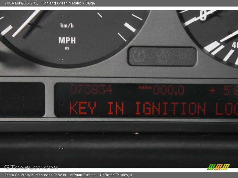 Highland Green Metallic / Beige 2004 BMW X5 3.0i