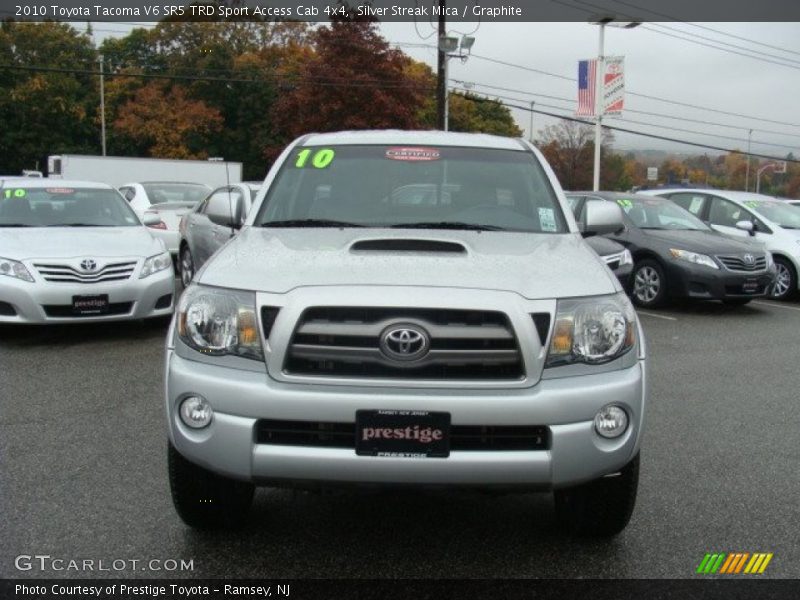 Silver Streak Mica / Graphite 2010 Toyota Tacoma V6 SR5 TRD Sport Access Cab 4x4
