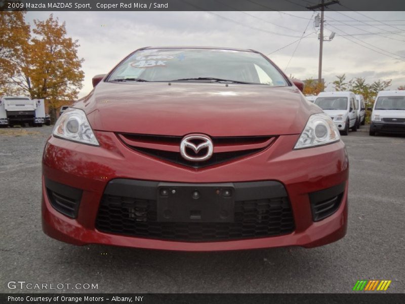 Copper Red Mica / Sand 2009 Mazda MAZDA5 Sport