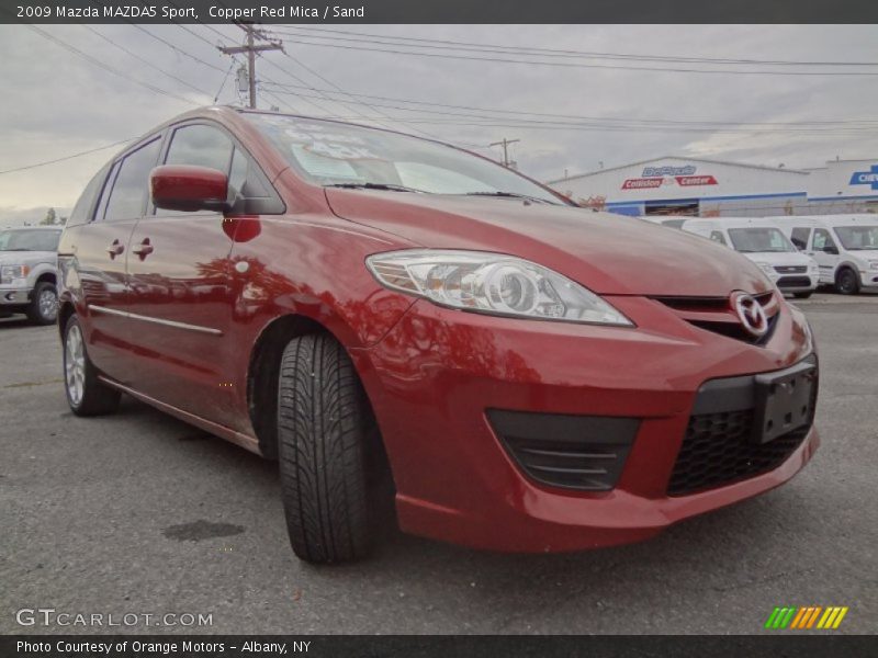 Copper Red Mica / Sand 2009 Mazda MAZDA5 Sport