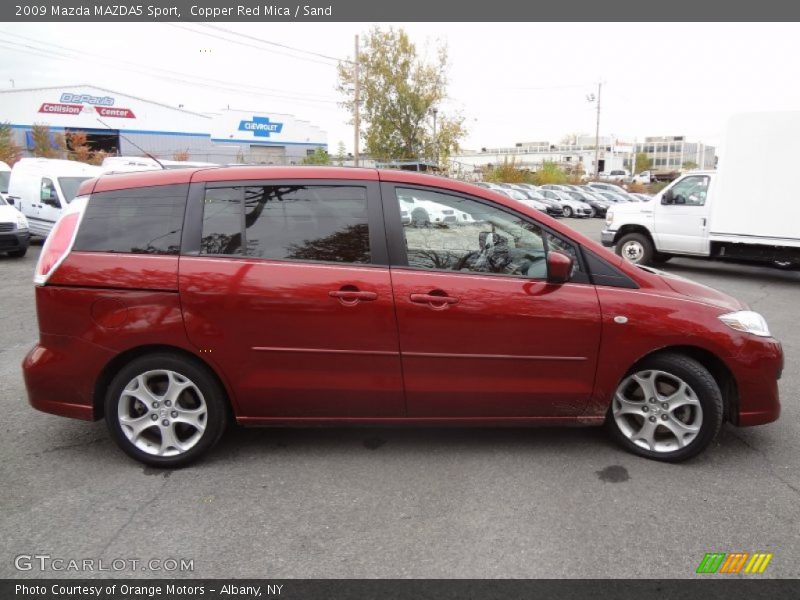 Copper Red Mica / Sand 2009 Mazda MAZDA5 Sport