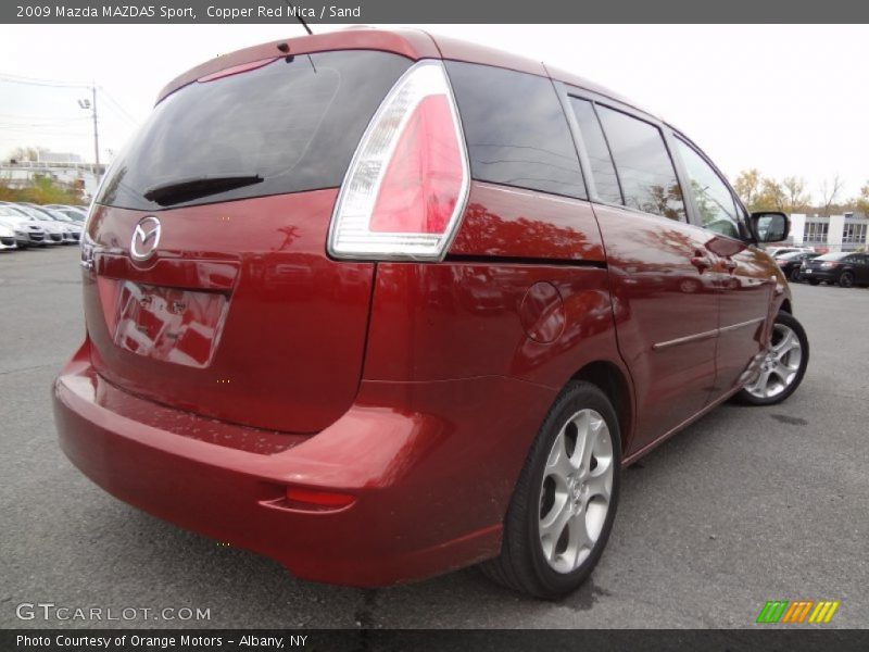 Copper Red Mica / Sand 2009 Mazda MAZDA5 Sport