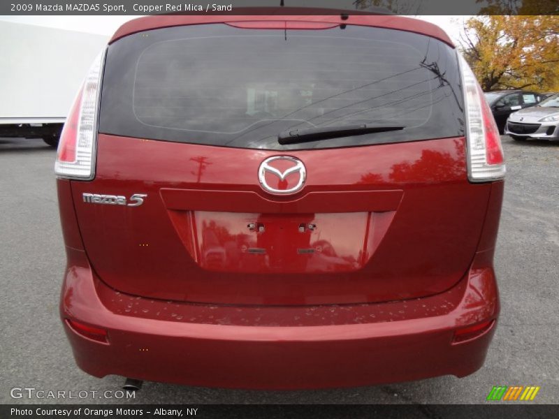 Copper Red Mica / Sand 2009 Mazda MAZDA5 Sport