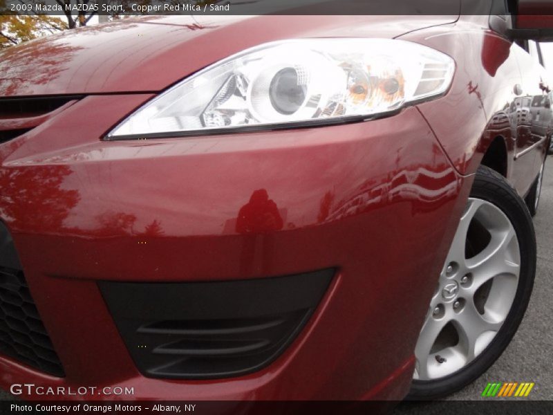 Copper Red Mica / Sand 2009 Mazda MAZDA5 Sport