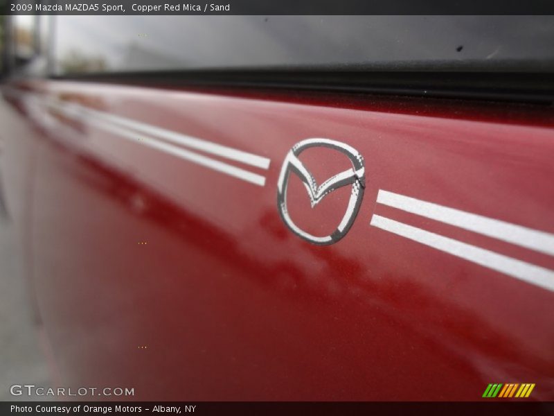 Copper Red Mica / Sand 2009 Mazda MAZDA5 Sport