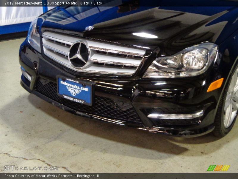Black / Black 2012 Mercedes-Benz C 300 Sport 4Matic
