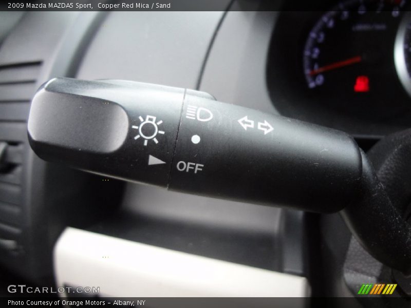 Copper Red Mica / Sand 2009 Mazda MAZDA5 Sport
