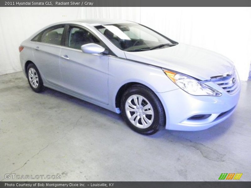 Radiant Silver / Gray 2011 Hyundai Sonata GLS