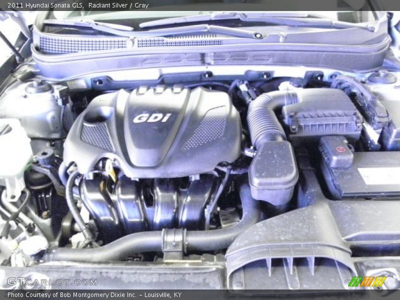 Radiant Silver / Gray 2011 Hyundai Sonata GLS