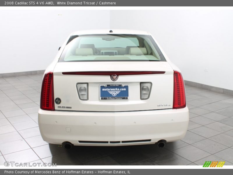 White Diamond Tricoat / Cashmere 2008 Cadillac STS 4 V6 AWD