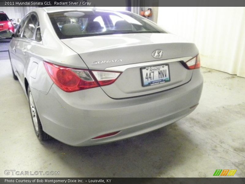 Radiant Silver / Gray 2011 Hyundai Sonata GLS