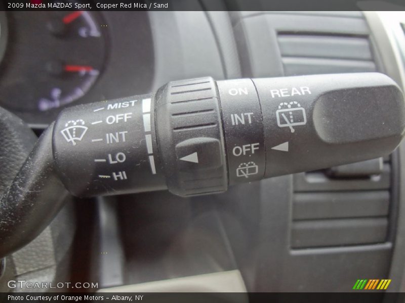 Copper Red Mica / Sand 2009 Mazda MAZDA5 Sport