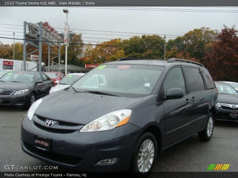 Slate Metallic / Stone 2010 Toyota Sienna XLE AWD