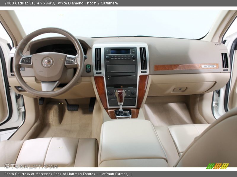 White Diamond Tricoat / Cashmere 2008 Cadillac STS 4 V6 AWD