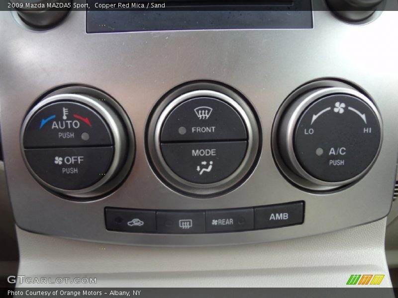 Copper Red Mica / Sand 2009 Mazda MAZDA5 Sport