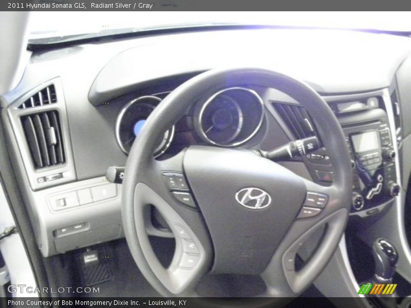 Radiant Silver / Gray 2011 Hyundai Sonata GLS