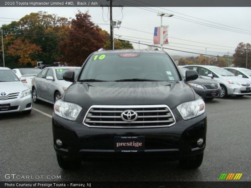 Black / Ash 2010 Toyota Highlander Limited 4WD