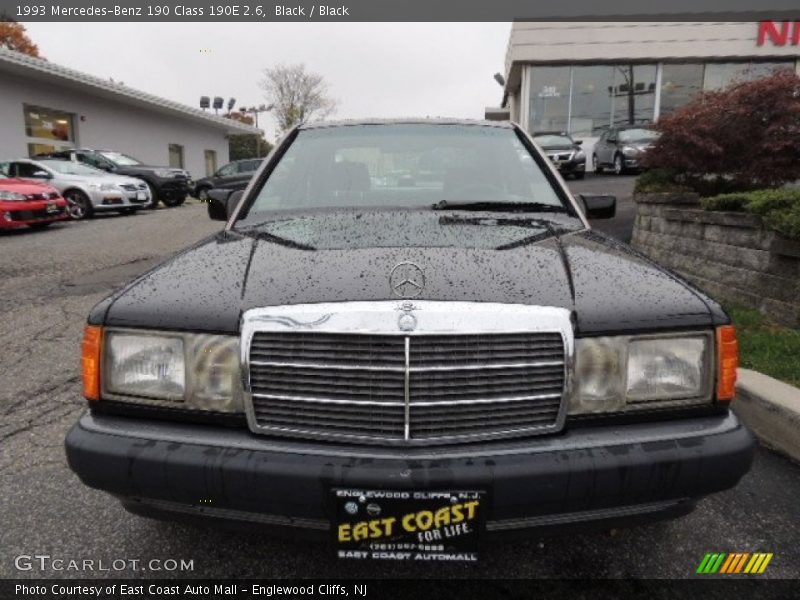 Black / Black 1993 Mercedes-Benz 190 Class 190E 2.6