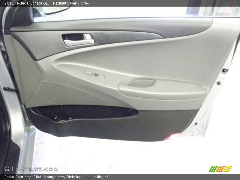 Radiant Silver / Gray 2011 Hyundai Sonata GLS
