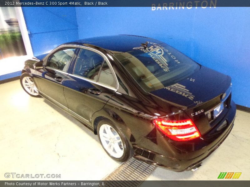 Black / Black 2012 Mercedes-Benz C 300 Sport 4Matic