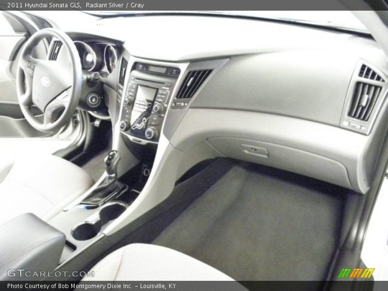 Radiant Silver / Gray 2011 Hyundai Sonata GLS
