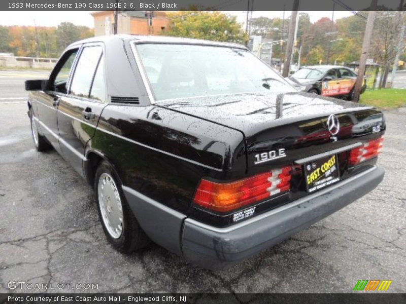 Black / Black 1993 Mercedes-Benz 190 Class 190E 2.6