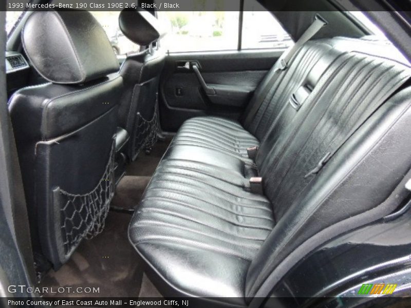 Rear Seat of 1993 190 Class 190E 2.6