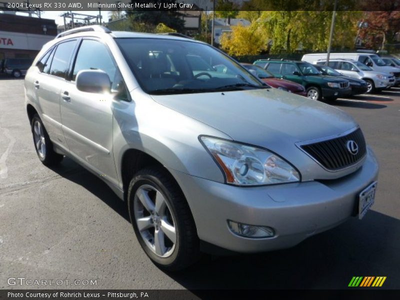 Millinnium Silver Metallic / Light Gray 2004 Lexus RX 330 AWD