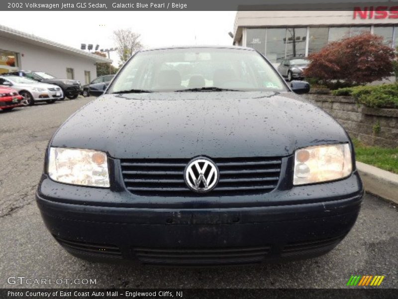 Galactic Blue Pearl / Beige 2002 Volkswagen Jetta GLS Sedan