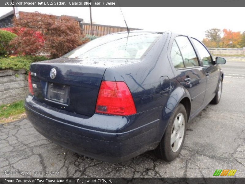 Galactic Blue Pearl / Beige 2002 Volkswagen Jetta GLS Sedan
