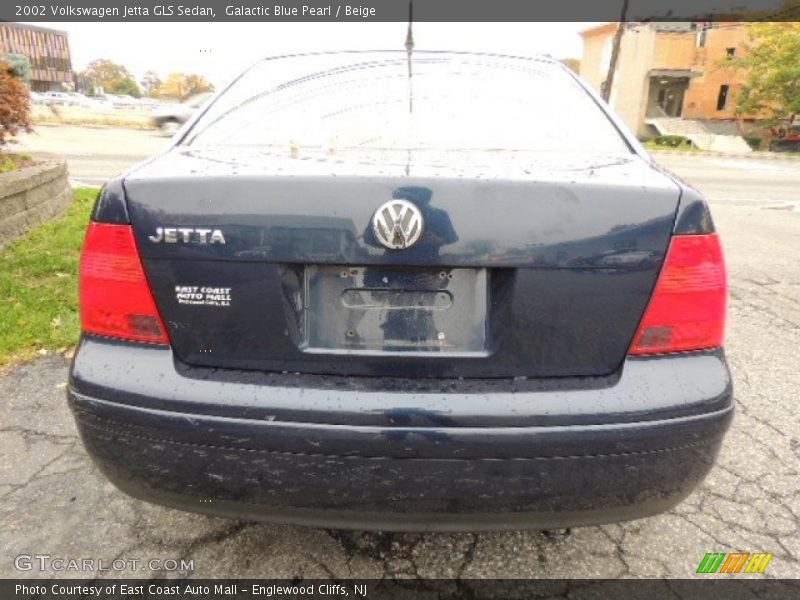Galactic Blue Pearl / Beige 2002 Volkswagen Jetta GLS Sedan
