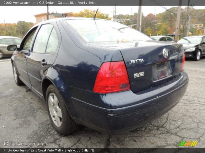 Galactic Blue Pearl / Beige 2002 Volkswagen Jetta GLS Sedan