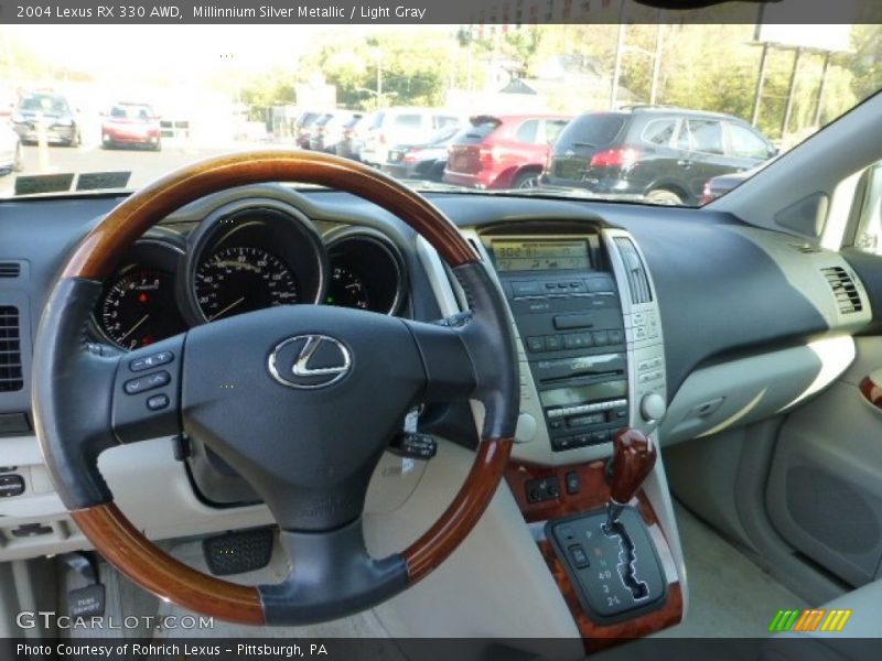Millinnium Silver Metallic / Light Gray 2004 Lexus RX 330 AWD