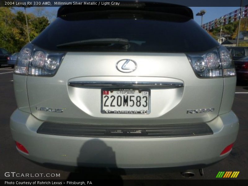 Millinnium Silver Metallic / Light Gray 2004 Lexus RX 330 AWD