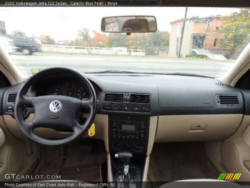 Galactic Blue Pearl / Beige 2002 Volkswagen Jetta GLS Sedan