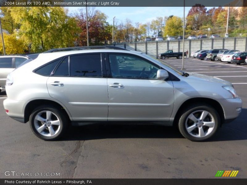 Millinnium Silver Metallic / Light Gray 2004 Lexus RX 330 AWD