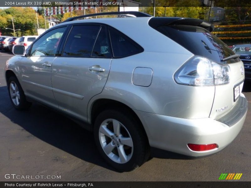 Millinnium Silver Metallic / Light Gray 2004 Lexus RX 330 AWD