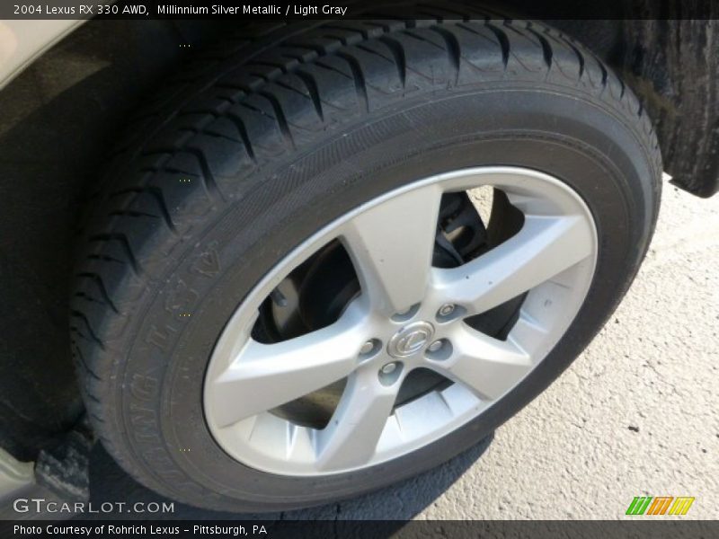 Millinnium Silver Metallic / Light Gray 2004 Lexus RX 330 AWD
