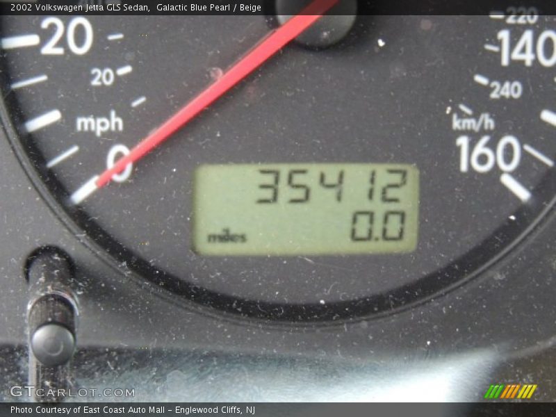 Galactic Blue Pearl / Beige 2002 Volkswagen Jetta GLS Sedan