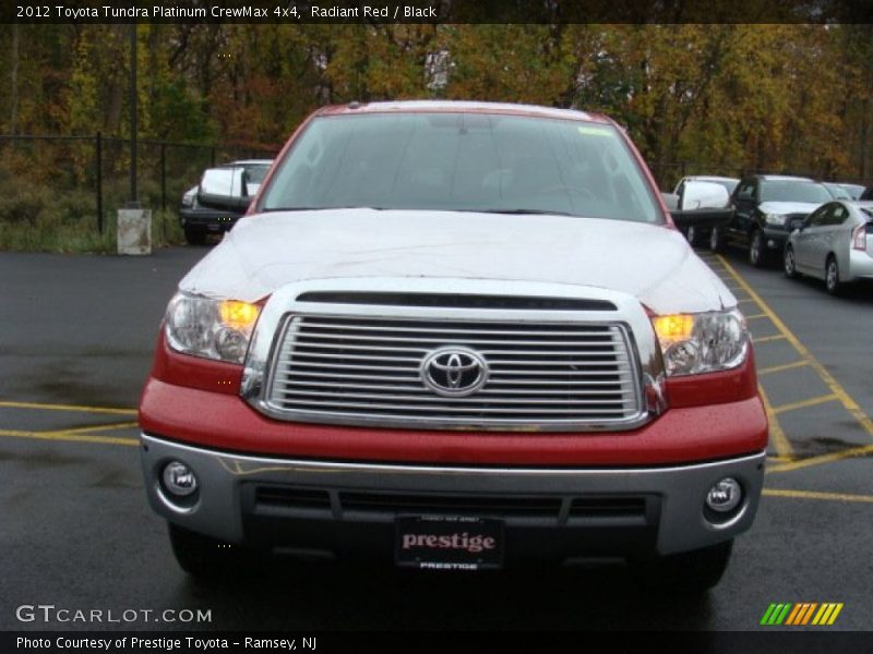 Radiant Red / Black 2012 Toyota Tundra Platinum CrewMax 4x4