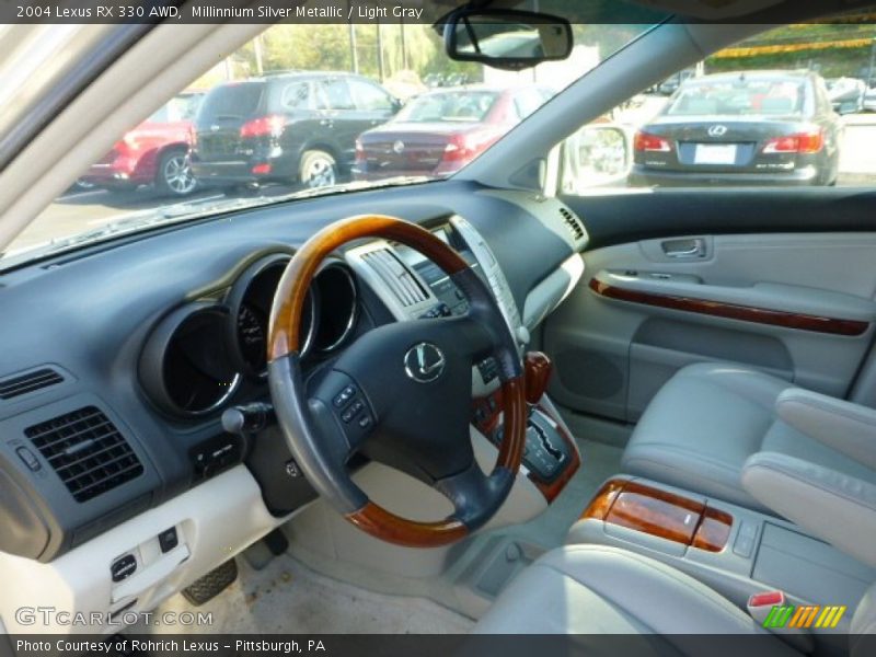 Millinnium Silver Metallic / Light Gray 2004 Lexus RX 330 AWD