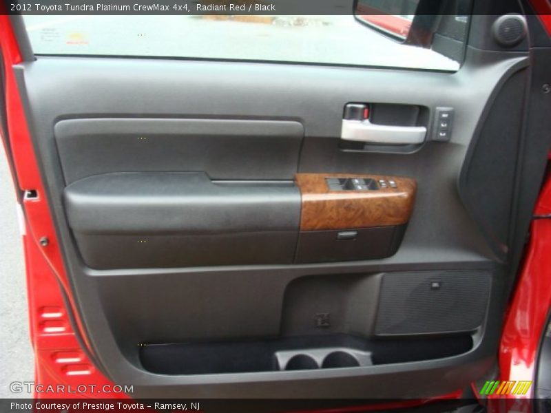Radiant Red / Black 2012 Toyota Tundra Platinum CrewMax 4x4