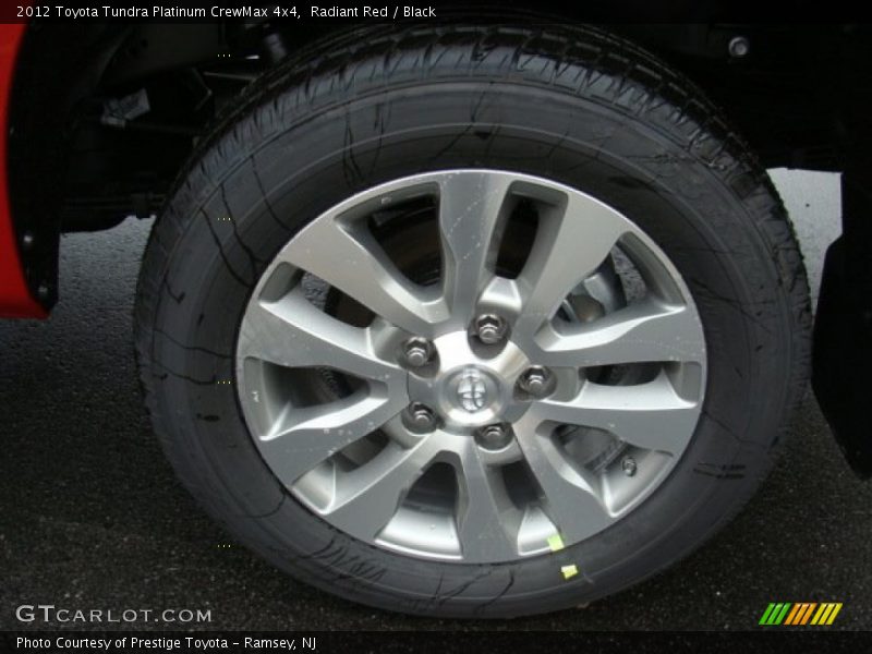 Radiant Red / Black 2012 Toyota Tundra Platinum CrewMax 4x4