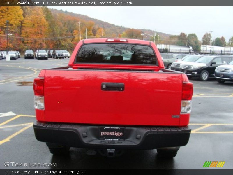 Radiant Red / Black 2012 Toyota Tundra TRD Rock Warrior CrewMax 4x4