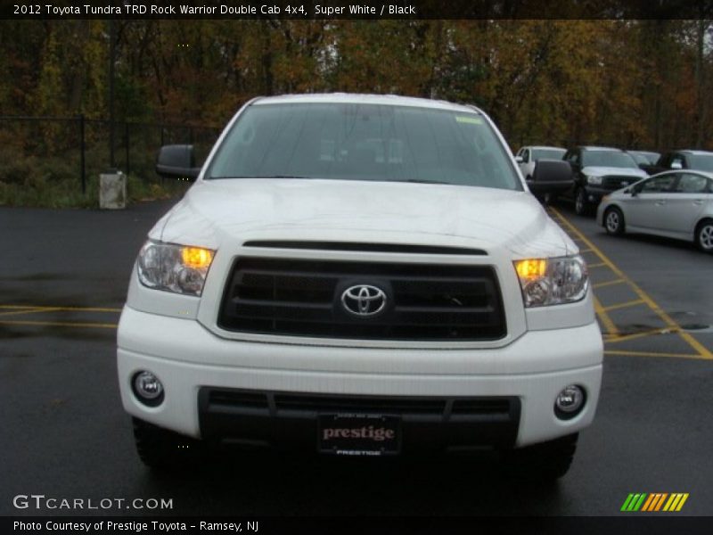 Super White / Black 2012 Toyota Tundra TRD Rock Warrior Double Cab 4x4