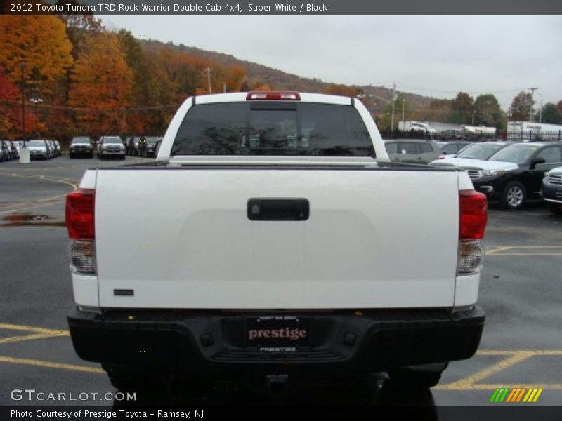 Super White / Black 2012 Toyota Tundra TRD Rock Warrior Double Cab 4x4