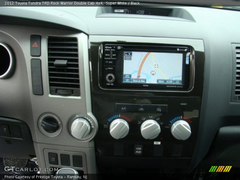 Super White / Black 2012 Toyota Tundra TRD Rock Warrior Double Cab 4x4