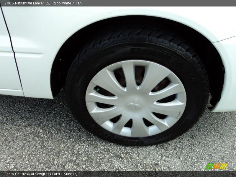Igloo White / Tan 2006 Mitsubishi Lancer ES