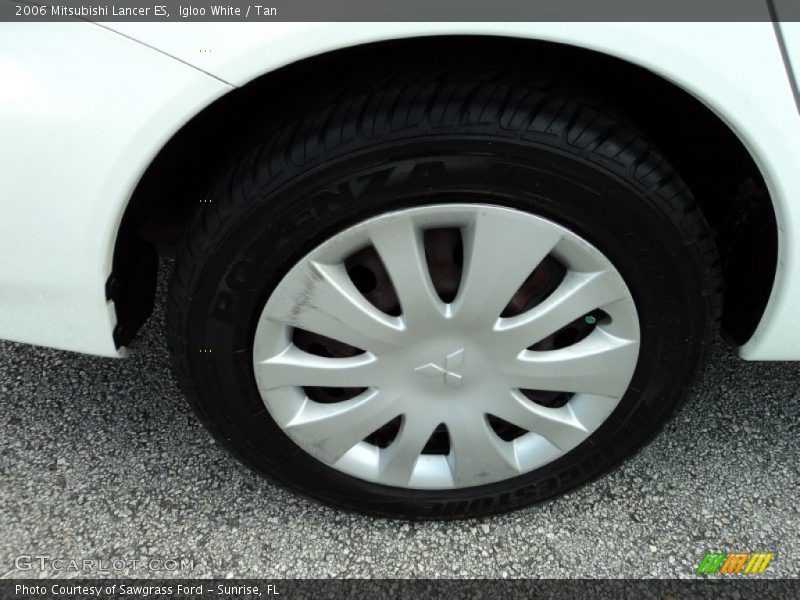 Igloo White / Tan 2006 Mitsubishi Lancer ES